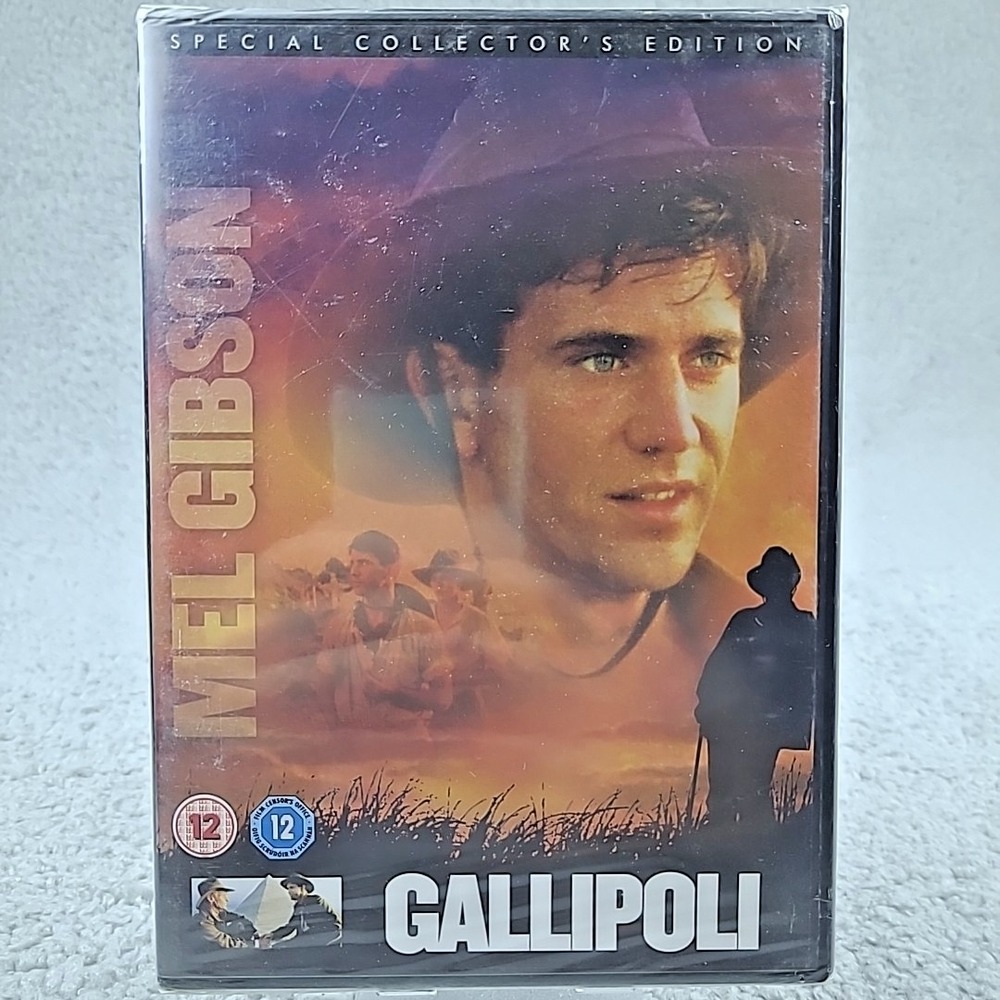 Gallipoli 1981 Special Collector's Edition Mel Gibson Region 2 DVD New Sealed
